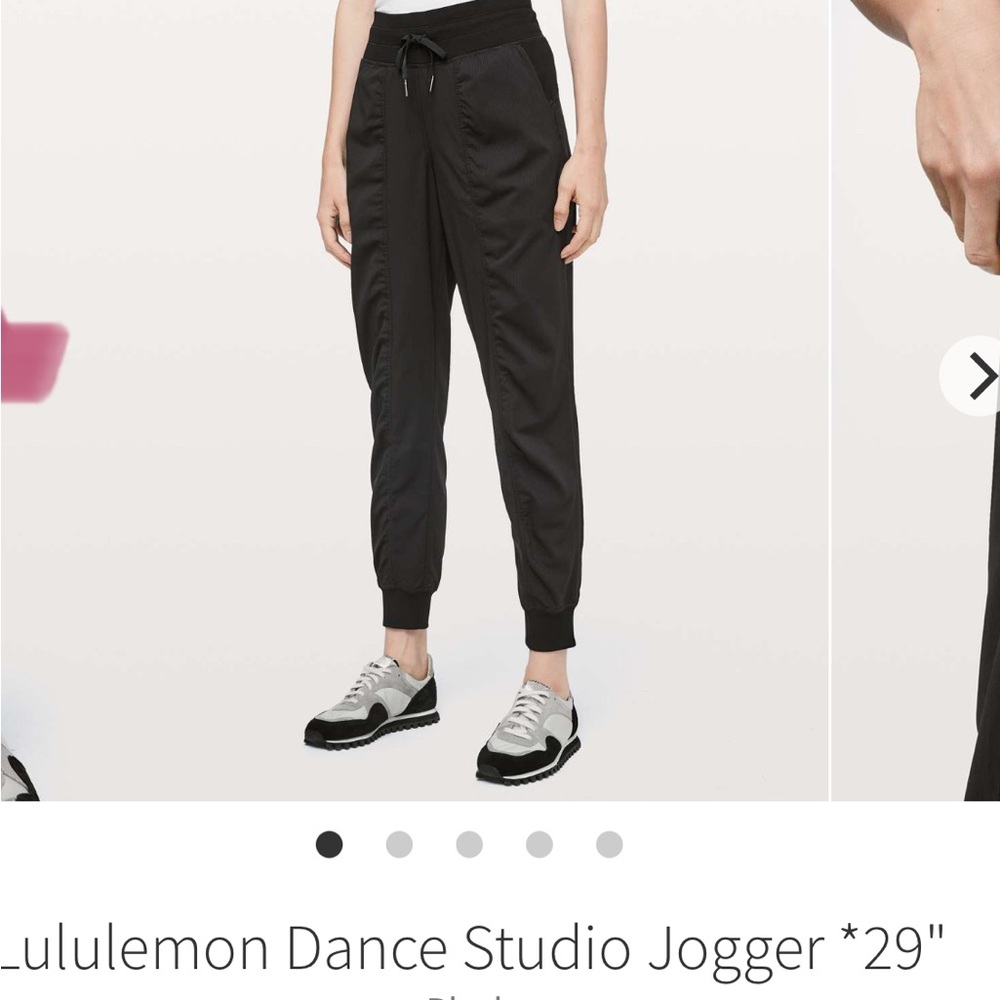 Lululemon Dance Studio MR joggers sz-14 black color ..